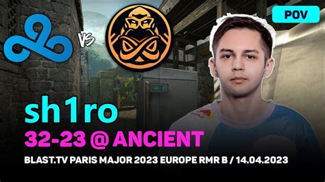 CSGO POV Cloud9 Sh1ro 32 23 Vs ENCE Ancient BLAST Tv Paris Major