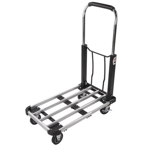 Chariot De Transport En Alu Pliable Diable Charge Max 150 Kg