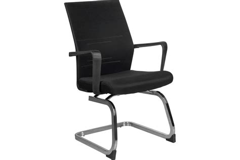 Кресло Riva Chair RCH G818 чёрная сетка, на полозьях, крутящееся УЧ ...