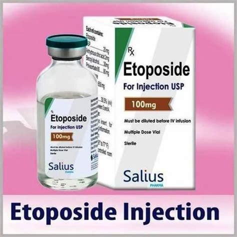 Salius Pharma Etoposide For Injection USP Strength 100 Mg At Rs 160