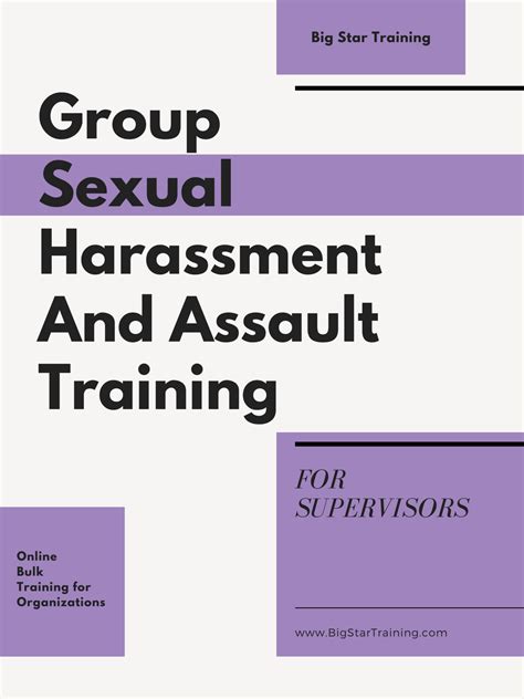 Sexual Harassment Training Courses Big Star Training