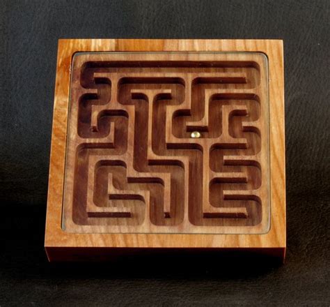 Mini Marble Maze Wooden Coaster - Etsy | Marble maze, Wooden coasters ...