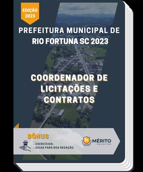 Apostila Coordenador de Licitações e Contratos Prefeitura de Rio