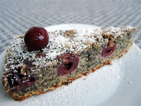 Mohnkuchen Mit Kirschen Rezept Kochenohne