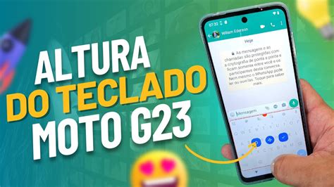 Como Mudar A Altura Do Teclado Do Celular Motorola Moto G Youtube