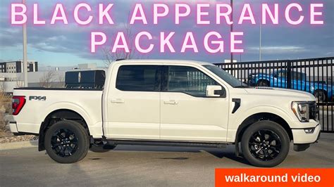 2023 F 150 Lariat Black Appearance Package Walkaround Video 170 Youtube