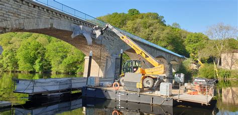 Travaux de réhabilitation des maçonneries du Pont de l Écotière 86