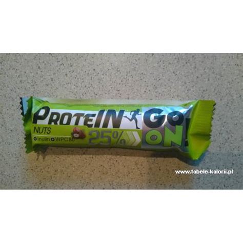 Ile Kcal Ma Baton Go On Protein Bar Nuts Sante Tabele Kalorii