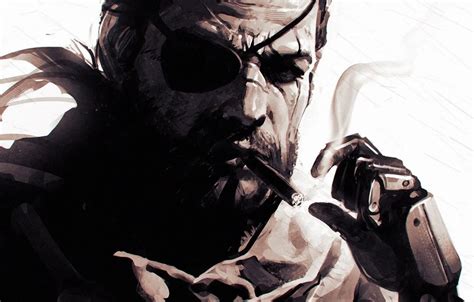 Wallpaper MGS Konami Naked Snake Snake Big Boss Metal Gear Solid V