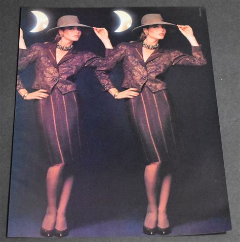 Print Ad Sexy Heels Fashion Long Legs Blonde Lady Marjolaine Feminine Skirt EBay