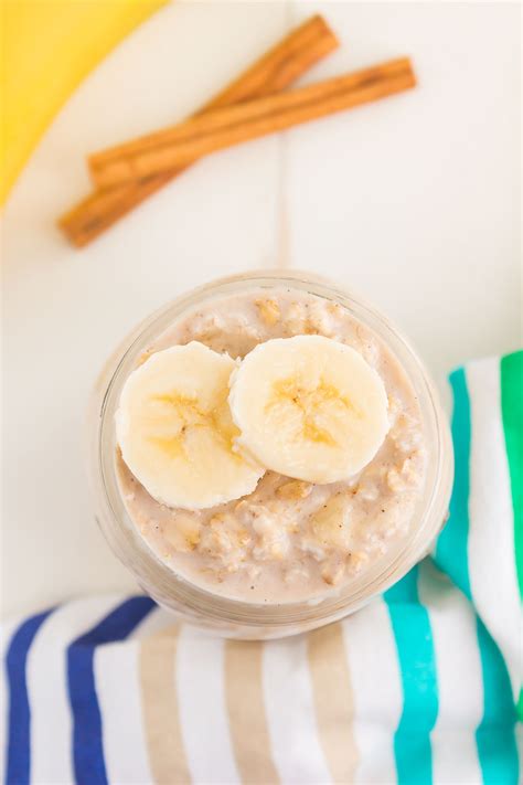 Creamy Banana Overnight Oats Recipe Pumpkin N Spice