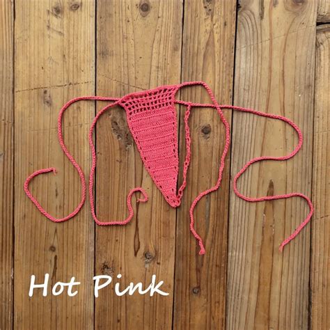 Wholesale Handmade Crochet Sexy Bikini Mini T Back Micro Swimwear Women