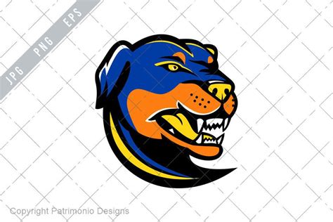 Rottweiler Dog Mascot Eps Png  Graphic By Patrimonio · Creative Fabrica