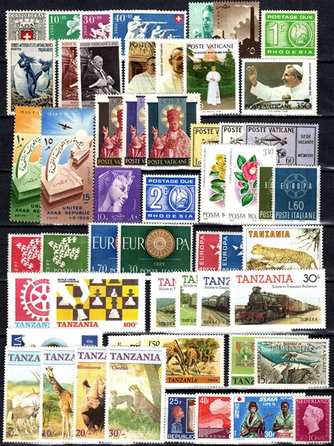 Worldwide Lot Mint Never Hinged X650 Worldwide Other Stamp