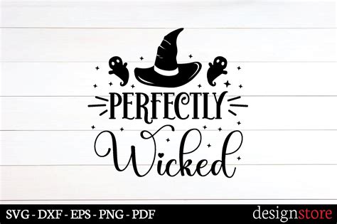 Perfectly Wicked Svg Graphic By FunnySVG Creative Fabrica