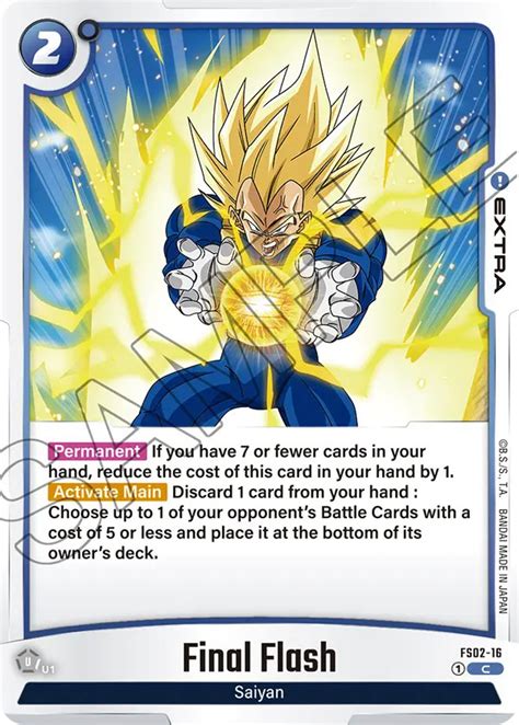 Starter Deck Vegeta Fs Tcg Top Decks Hq