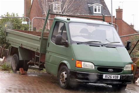 R126 Vob 1998 Ford Transit 190 Lwb Dropside Was Grey Ex Flickr