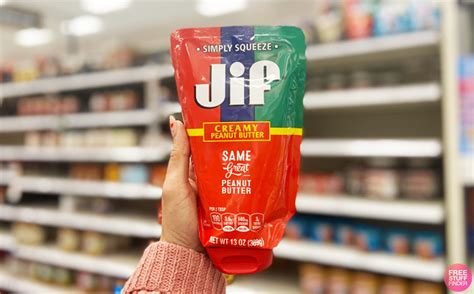 Jif Squeeze Peanut Butter 168 Free Stuff Finder