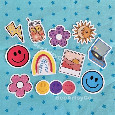 Preppy Sticker Pack Preppy Stickers Vsco Stickers Aesthetic Stickers