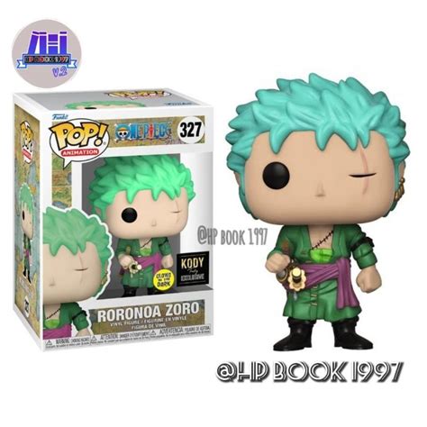 Funko Pop One Piece Roronoa Zoro Glow In The Dark Kody Exclusive