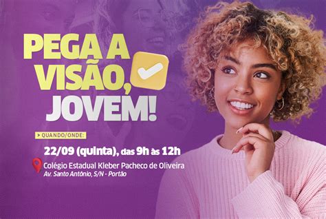 No Dia Da Juventude Prefeitura Promove Pega A Vis O No Col Gio