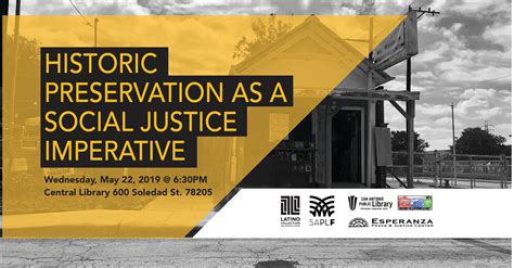 Historic Preservation as a Social Justice Imperative 