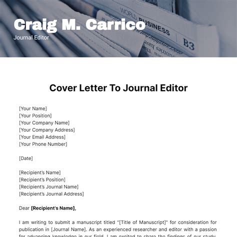 Editor Cover Letter Template Edit Online And Download Example