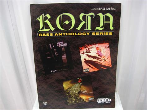 Korn Bass Anthology Series Bass Tab Tablature Sheet Music | Reverb UK