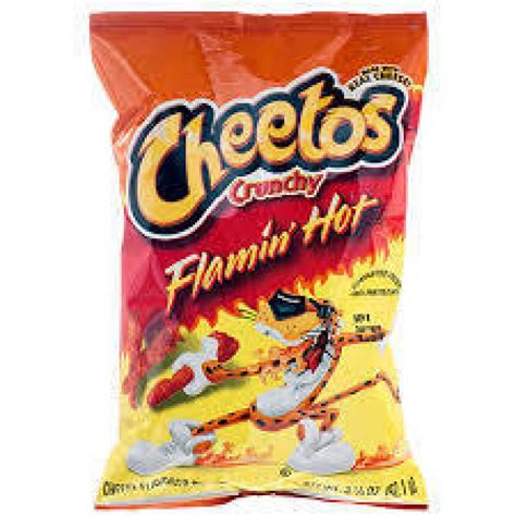 FRITO LAY XVL CHEETOS CRUNCHY HOT 3 25 OZ Salt Chips Salsas Dips Snacks DTLA