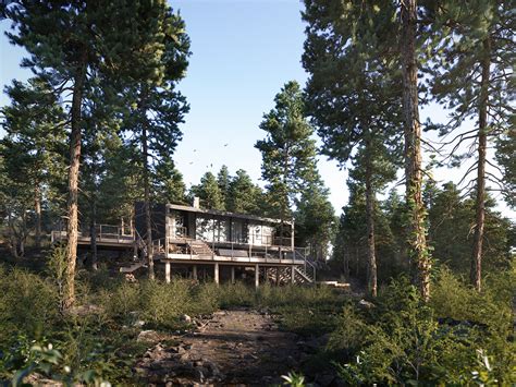 Timraron Cabin NUDE Studio Behance