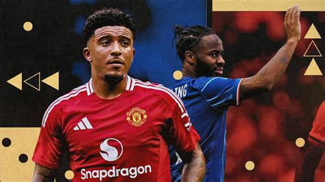 Chelsea And Man Utd Line Up Sensational Raheem Sterling Jadon Sancho