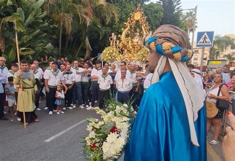 El espectáculo piromusical y la procesión de la Virgen de la Antigua