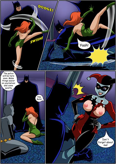 Rule 34 1boy 3girls Batman Batman The Animated Series Batman Series Breasts Catwoman