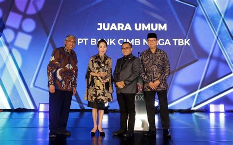 Terapkan Prinsip Gcg Cimb Niaga Bnga Juara Umum Annual Report Award 2022