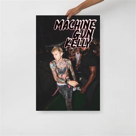 Machine Gun Kelly Poster Etsy