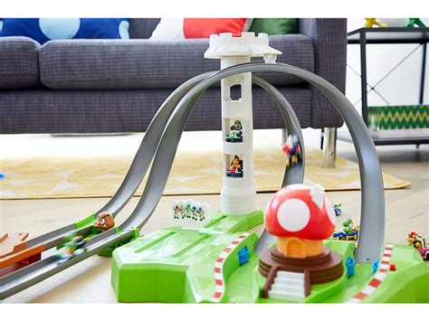 Hot Wheels Pista Circuito De Mario Kart Mattel Gcp Juguetilandia