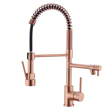 Copper Finish Kitchen Faucet