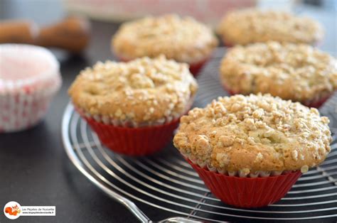 Muffin La Rhubarbe Crumble Cannelle Avoine Les P Pites De Noisette