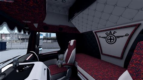 Daf XF 106 Holland Style Interior RED 1 36 X Allmods Net