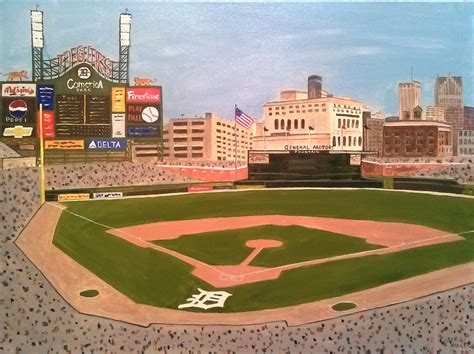 Detroit Tigers Painting At Explore Collection Of