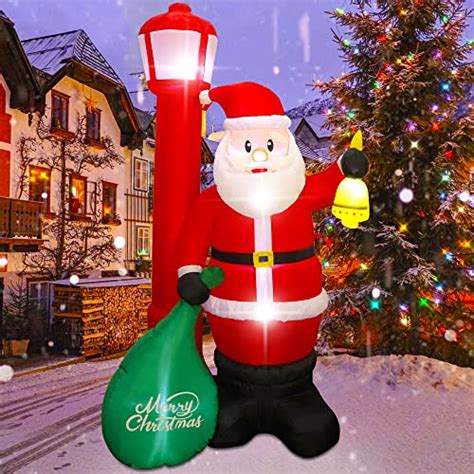 Buy Juegoal 7 Ft Christmas Inflatable Santa Claus With T Bag