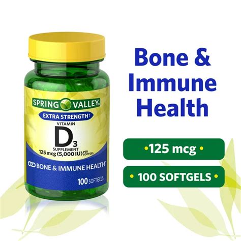 Spring Valley Vitamin D Iu Softgels