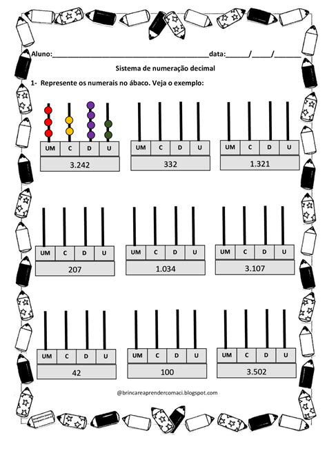 Atividades Sistema De Numeração Decimal 5 Ano REVOEDUCA