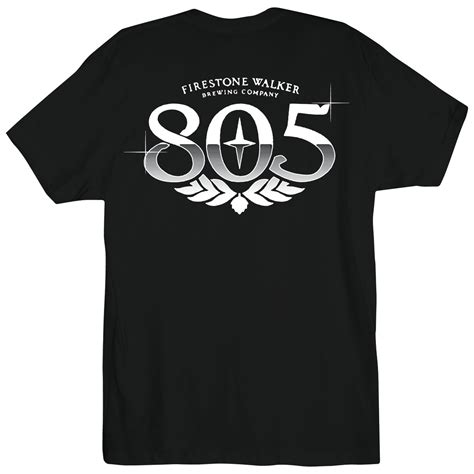 805 Chrome Logo Tee Firestone Walker Brewing Company