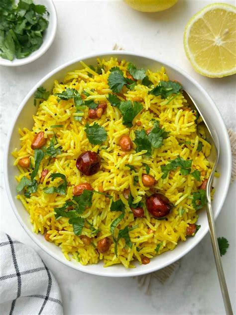 Easy Lemon Rice Instant Pot Indian Veggie Delight