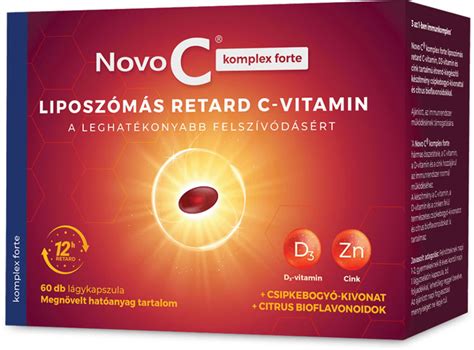 Novo C Komplex Forte Liposz M S Retard C Vitamin X Arany K Gy