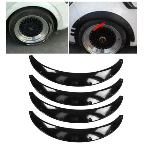 Buy Car Fender Flares 4Pcs 90mm 3 5in Wheel Arches Universal Car Wheel