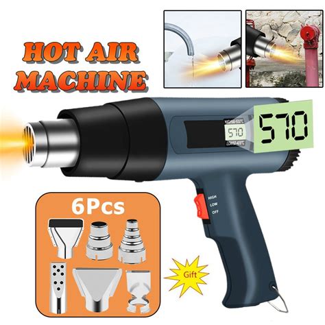 2000W 220V Hot Air Gun AdjustableTemperature Heat Gun 7in1 Shopee Malaysia