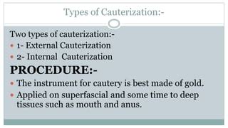 Cauterization | PPT