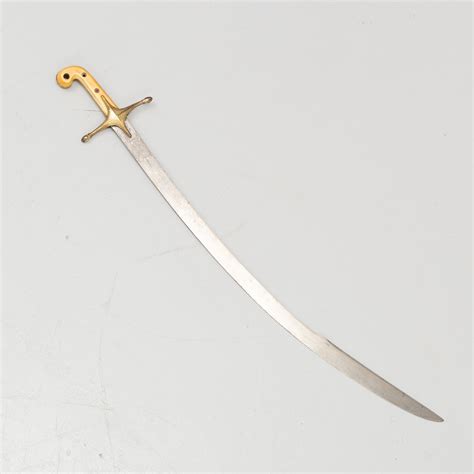 A Turkish Kilij Sword With Scabbard From Around The Year 1900